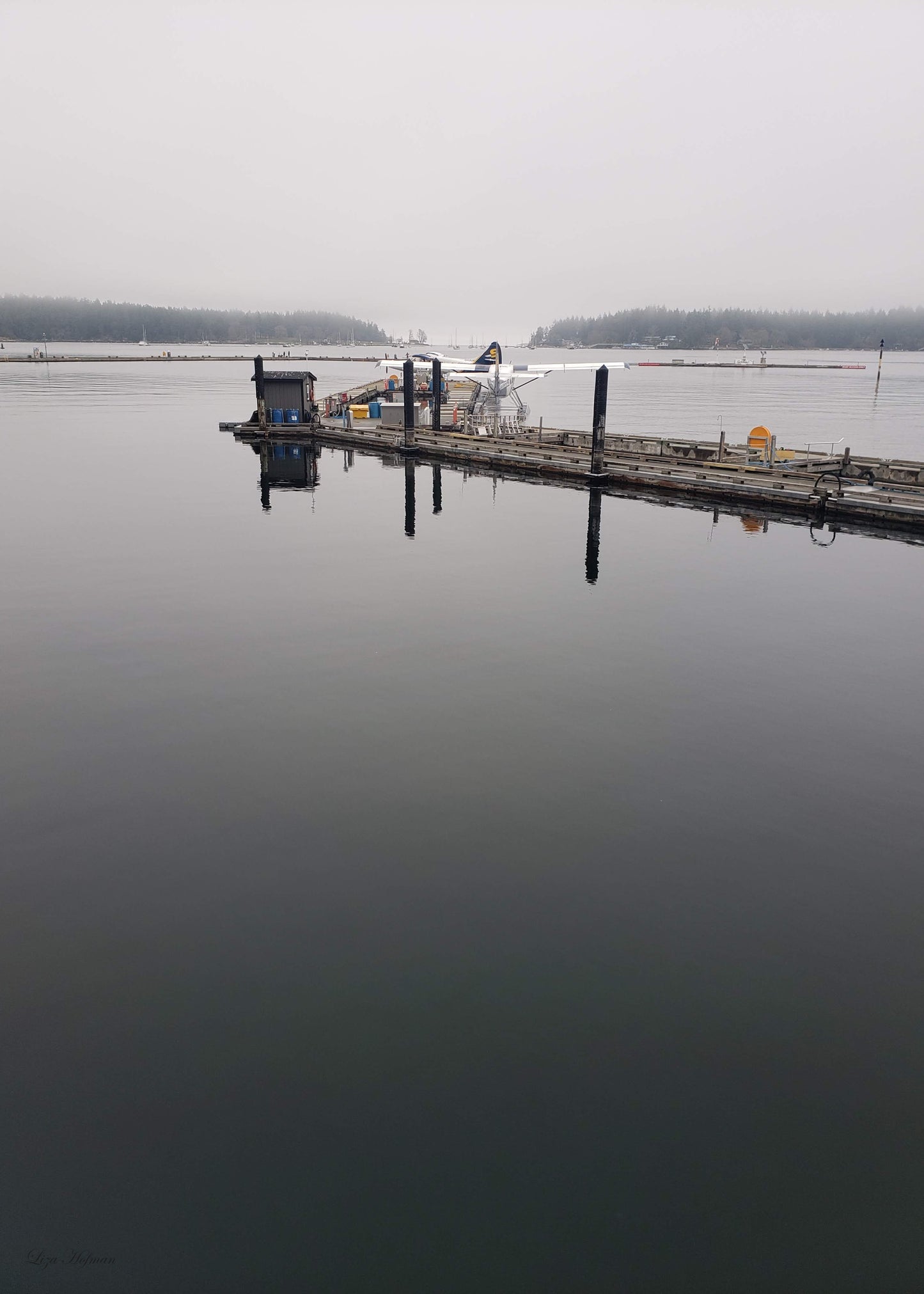 Nanaimo Harbor, BC, Original Print